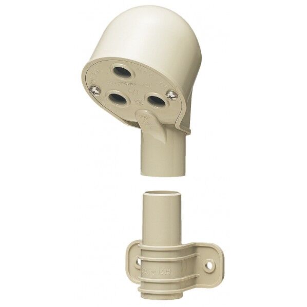 PF管用エントランスキャップ ベージュ MEC-16F 1点