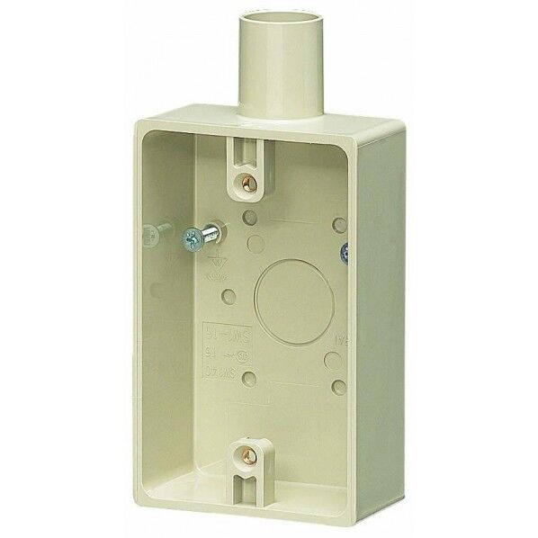 露出スイッチボックス1ヶ用 ベージュ SW1-16J 1