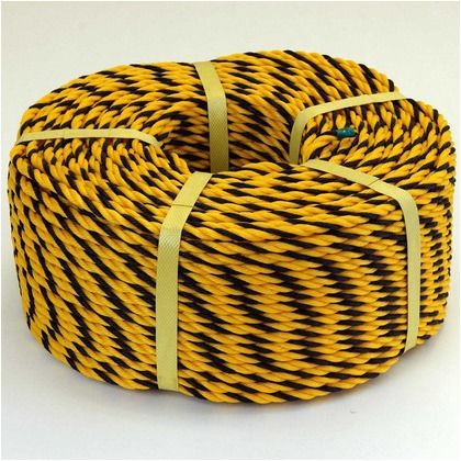 標識トラロープ ロープ径約7mmX長さ200m 1巻