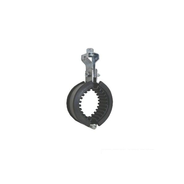 (ユニクロ-ムメッキ)【GP管用】 10t 防振吊バンド タン付き100A