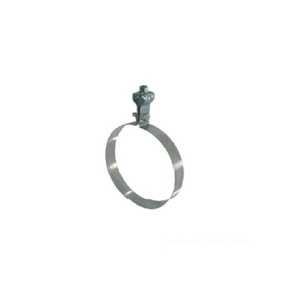 【亜鉛鋼板製】 スパイラル管用.提灯式 吊バンド タン付きSP-100