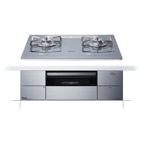 ビルトインコン アバンセ 2⼝ ガラストップ(プロパンガス)