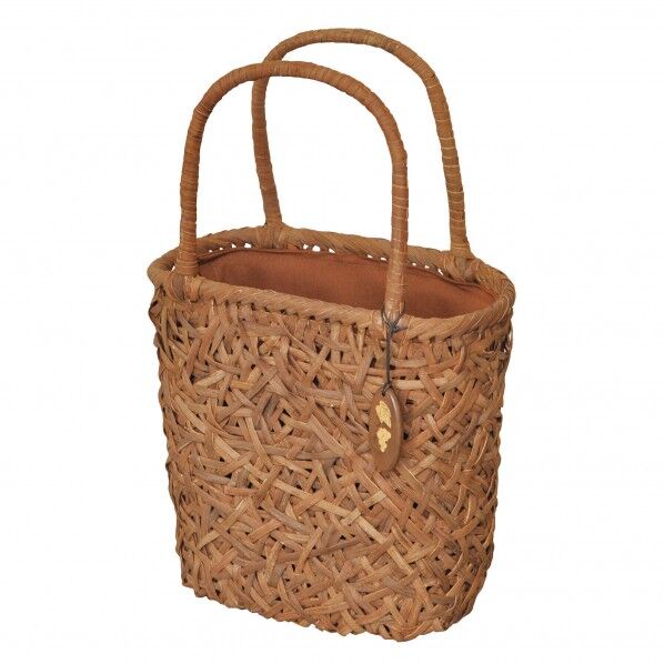 ヤマコー #79436山葡萄バッグ沢皮乱れ編マルシェ