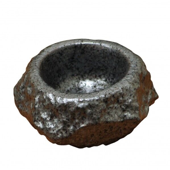 ヤマコー #79446 岩石薬味入れフタなし黒