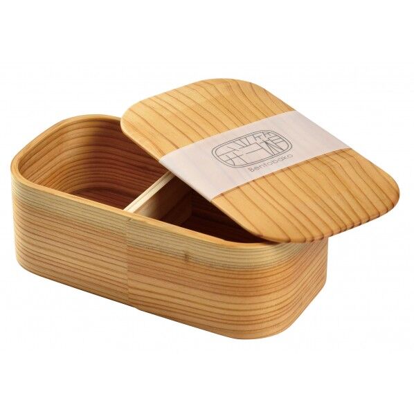 ヤマコー #80185 日本の弁当箱長角一段箱入