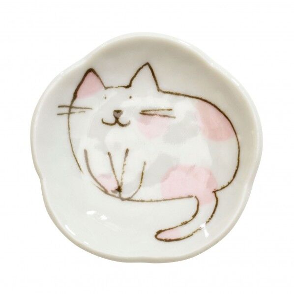 ヤマコー ＃80195 にゃんこ皿 もも 10入