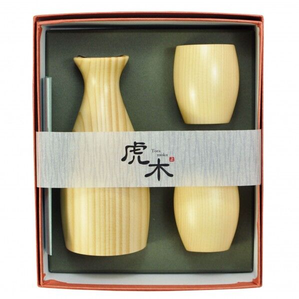 ヤマコー #80327 虎木酒器 3点セット