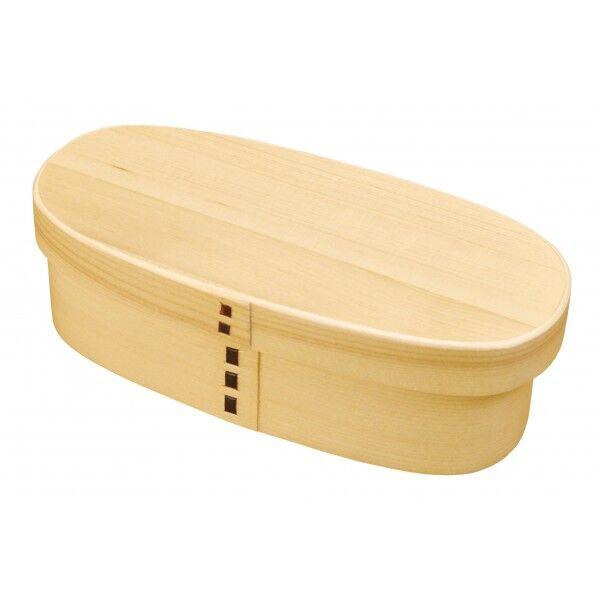 ヤマコー ＃80398 白松ワッパ弁当箱 スリム