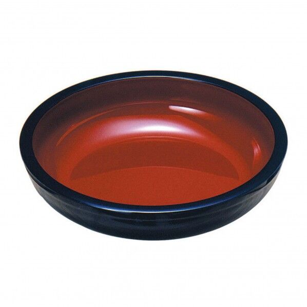 ヤマコー #85603 こね鉢 ABS 黒内朱 φ36cm