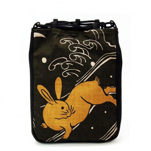 ヤマコー #86663 厄除け粋柄 信玄袋 兎