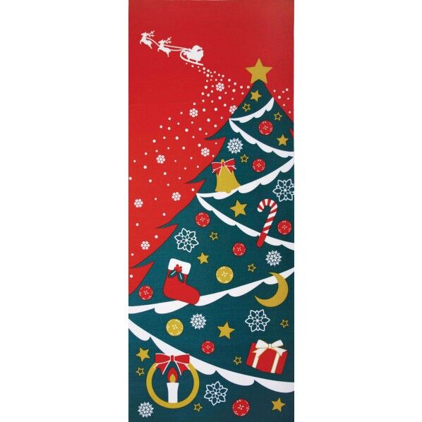 ヤマコー ＃87557 四季彩布てぬぐい クリスマス