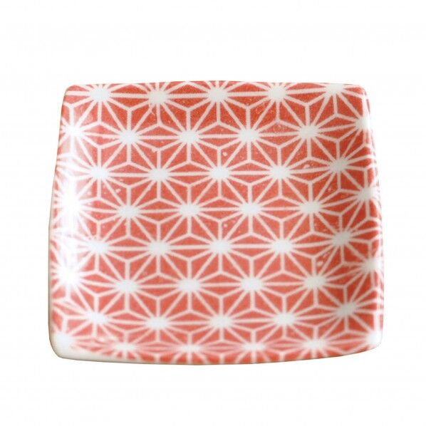 ヤマコー ＃88871プチ風水盛塩小皿角型麻の葉