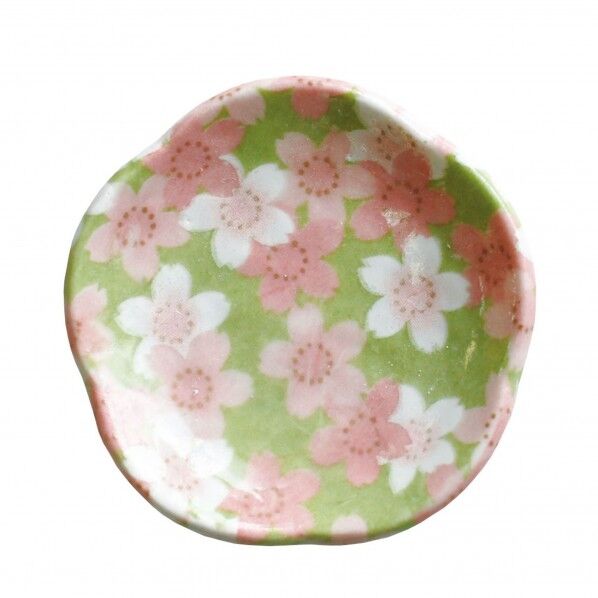 ヤマコー ＃88877プチ風水盛塩小皿花型重ね桜