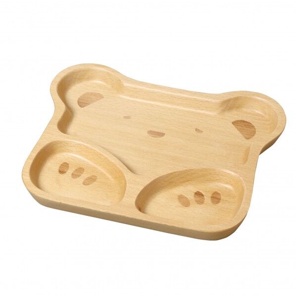 ヤマコー #89971 木製キッズトレイ くま