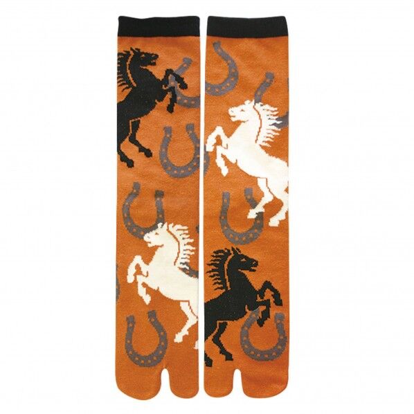 ヤマコー #79083 小粋な男の足袋 蹄鉄と馬