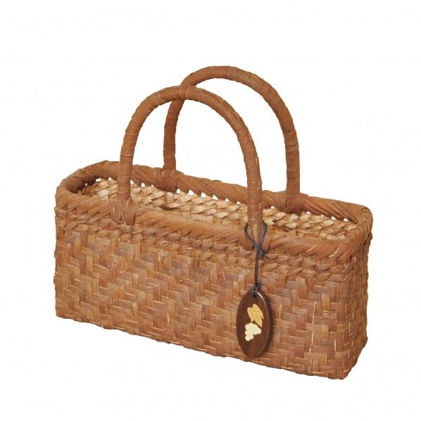 ヤマコー ＃79112 山葡萄バッグ沢皮網代 小籠