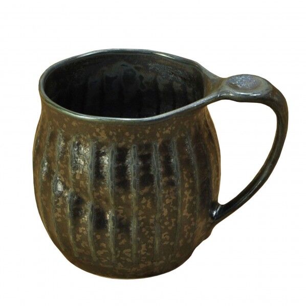 ヤマコー ＃79306 削ぎ目 マグカップ シルバー