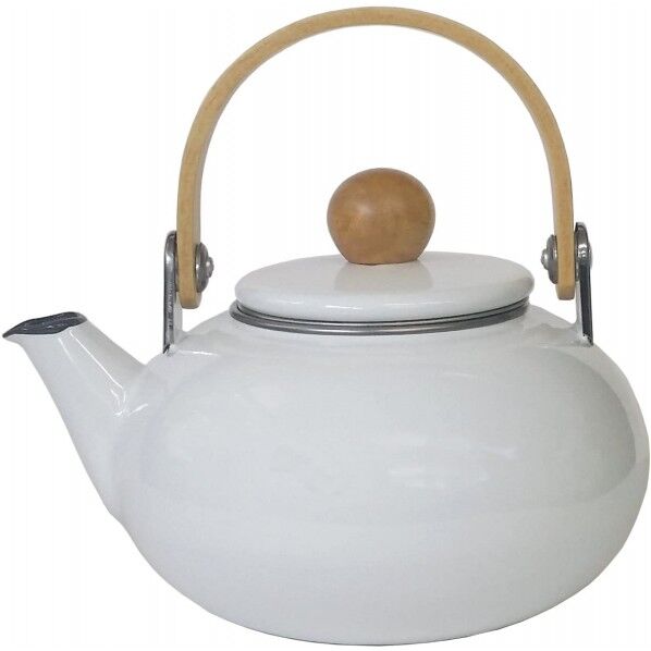 雅ホーロー急須 白