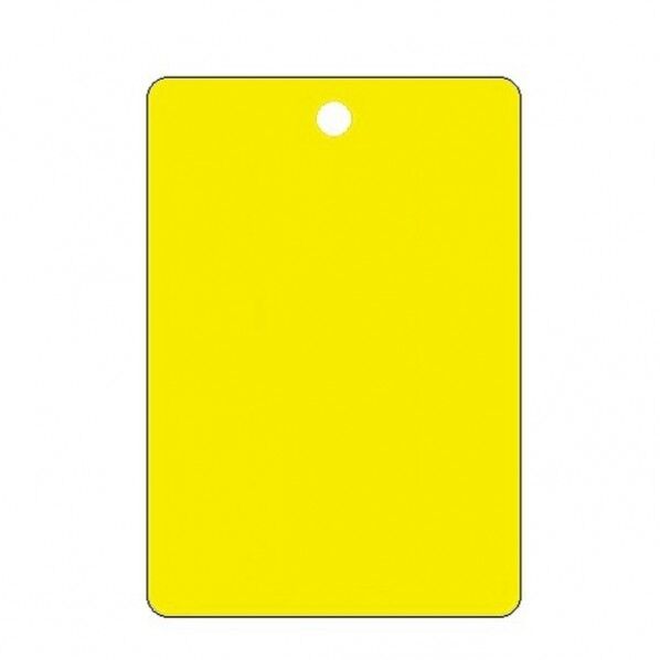 #26無地 黄 角丸バルブ札65AC 10P