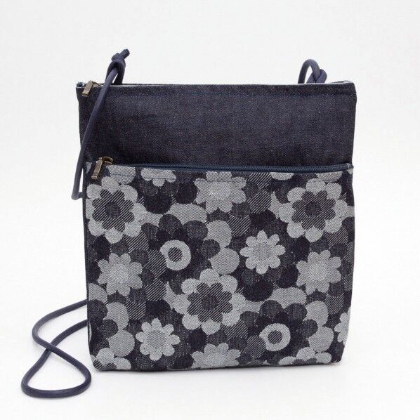 ヤマコー ＃80113岡山デニムマーガレット ポシェット 藍