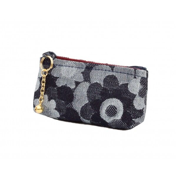 ヤマコー #80277岡山デニム 鈴付小銭入ネイビー