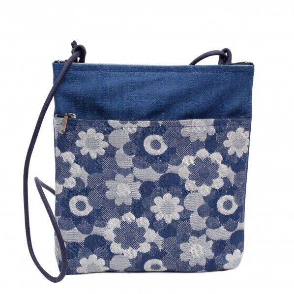 ヤマコー #80278岡山デニム2FPポシェット ブルー