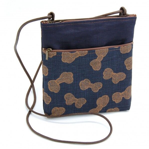 ヤマコー ＃84711 藍渋2Pポシェット 糸巻IZ-111