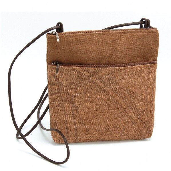 ヤマコー #84900 柿渋染手描2FポシェットKS-111