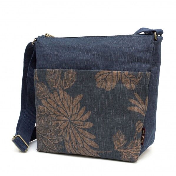 ヤマコー #87125藍渋染ビスケット舟底ショルダIZ22