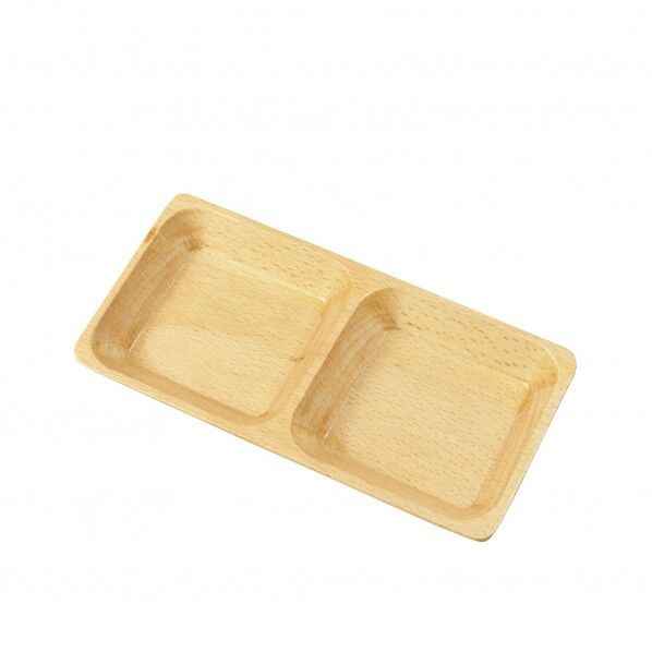 ヤマコー ＃89644 長角プレート 2ツ仕切り