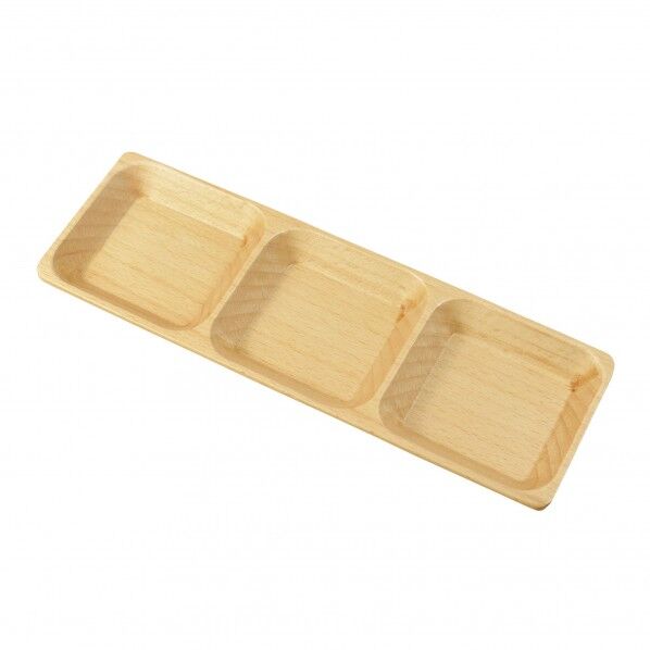 ヤマコー #89645 長角プレート 3ッ仕切り