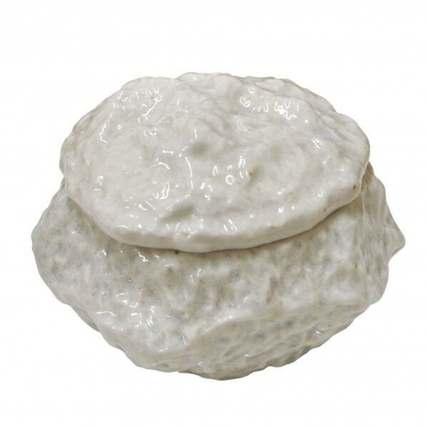 ヤマコー #79408 岩石薬味入れフタ付き白