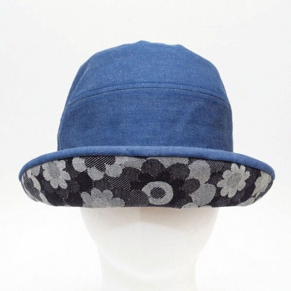 ヤマコー #80106岡山デニムマーガレットブルトンブルー