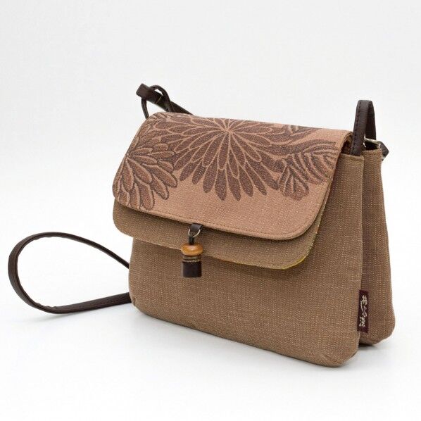 ヤマコー ＃87100 柿渋染マカロン 2ポシェットKS180