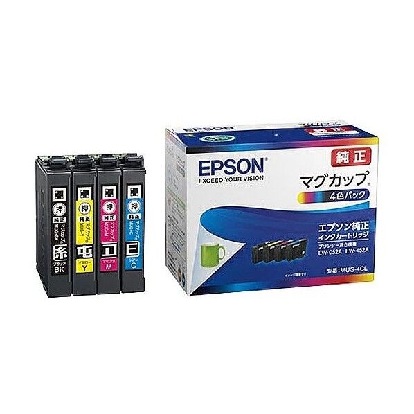 純正インク 4色P MUG-4CL 1個