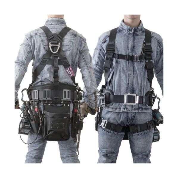 墜落制止用器具 フルハーネス型 BLACK Mサイズ TH-521-OT-BLK-M-BX 1個