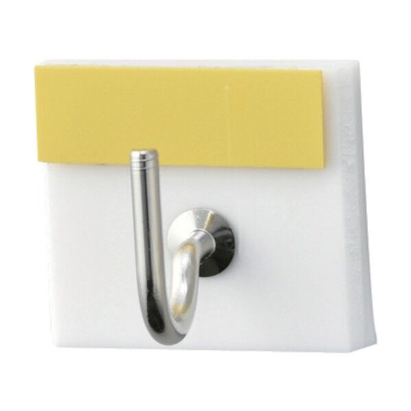 キーハンガー 裏面テープ付 キーハンガー1R(4) 黄 30×33mm 302004 1個