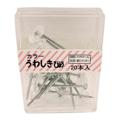 カラーうわしきびょう クリアー A33.4mm✕B12.7mm✕C3.5mm✕D1.3mm BS-401 20本