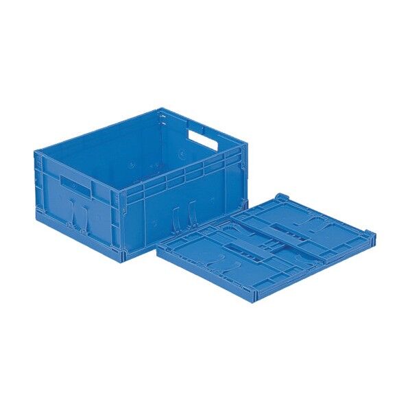 折りたたみコンテナー 556540 F-Box112 ブルー F-BOX112-BL 1点