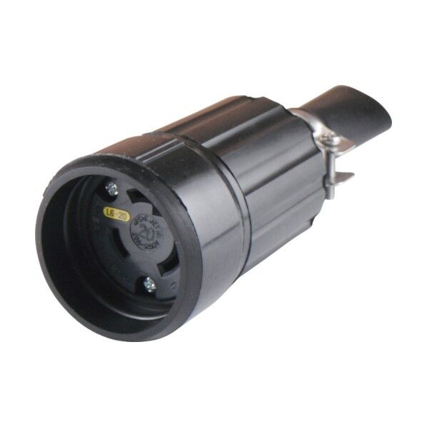 アメリカン電機 引掛形 防水形コネクタボディ 接地2P20A250V 3224RW-L6 1点