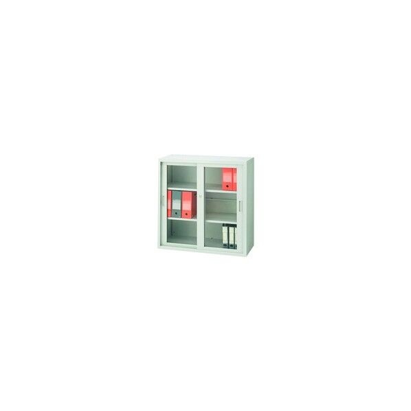 プラス 869017)組立式アクリル引違保管庫 JH-8840G 1点