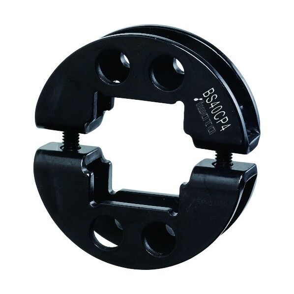 角シャフト用 4穴付 黒染め