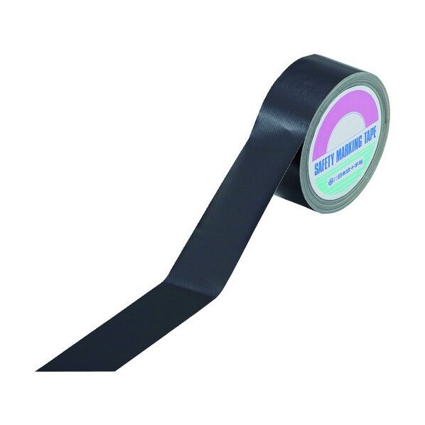 布テープ(包装・梱包用)AH‐1004 黒 50mm×25m 190004 1個