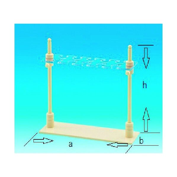 分液ロート台横型PVC 100×10個掛 405-51-43-11 1点