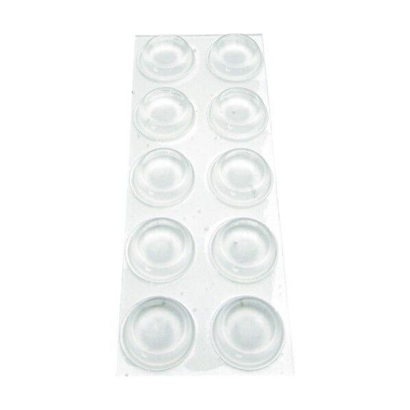 和気産業 粘着 ソフトクッション サイズ6.4丸mm✕高さ1.6mm クリアー CN-020 16個...