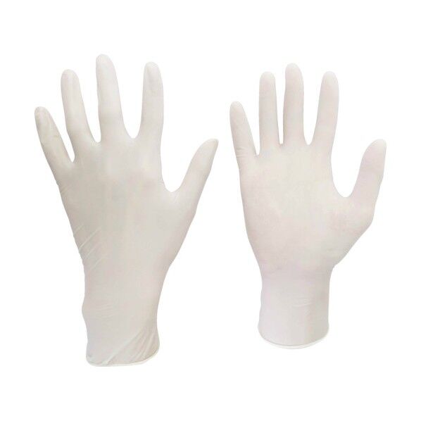 天然ゴムディスポ手袋 SSサイズ (100枚入) VERTE-600N-SS 100枚