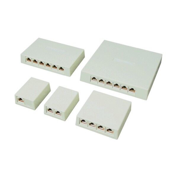 カテゴリ5Eローゼットキット2個口 JO25858Y 1