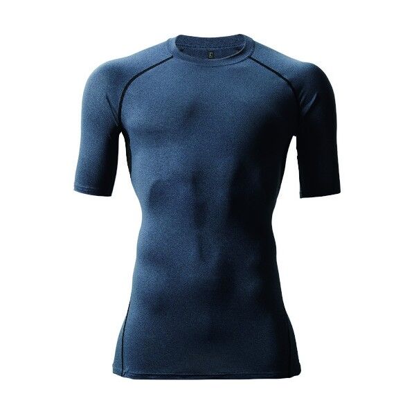 半袖クールフィッテッド 4042-45-L インディゴ 4042-45-L 1点