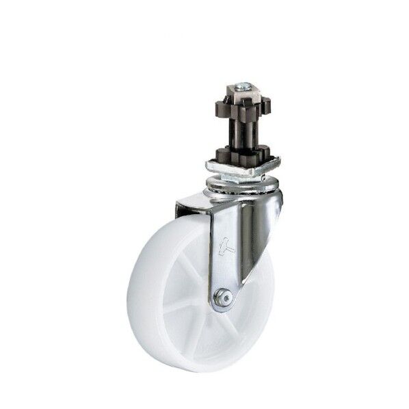 ENシリーズ自在ナイロン車85mm 平戸車 4205ENN85 1個