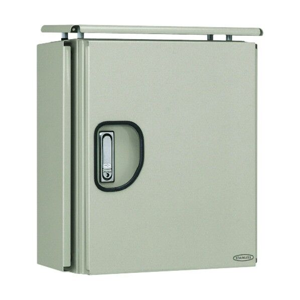 ステンレス屋外用熱対策制御盤キャビネット SR20-34DA 1個